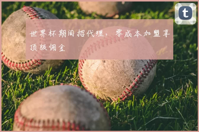世界杯期间招代理,零成本加盟享顶级佣金